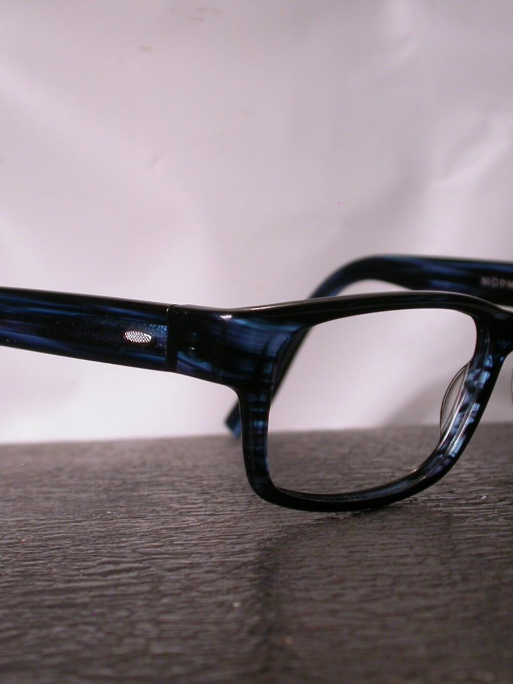 Barton Perreira Zac Blue Tortoise Stripe Classic Eyeglasses Frames Made in Japan